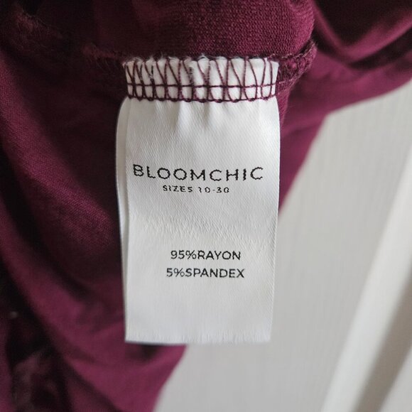 🔆3 FOR $10! BloomChic Women's Short Sleeve Blouse - Picture 4 of 4